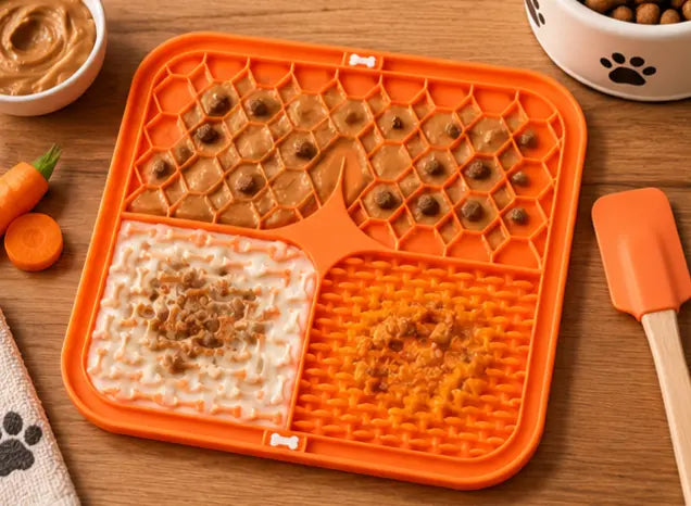 Tapis de léchage en silicone Au meilleur ami