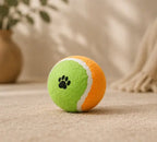 Balle de tennis colorée pour chiens Au meilleur ami