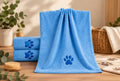 Serviette de bain pour chien et chat Au meilleur ami