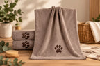 Serviette de bain pour chien et chat Au meilleur ami