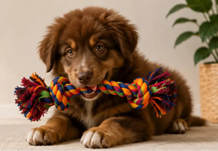 Jouet corde deux nœuds pour chiens Au meilleur ami