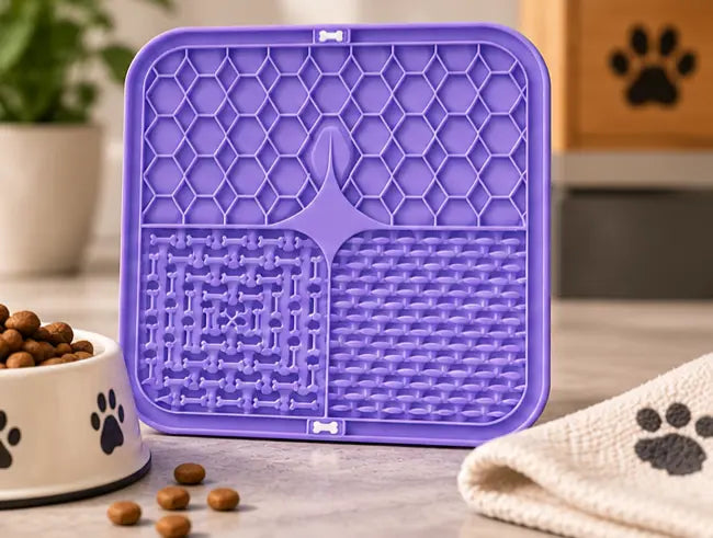 Tapis de léchage en silicone Au meilleur ami